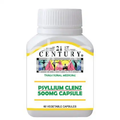 21st Century Psyllium Clenz 500mg Capsule 60s