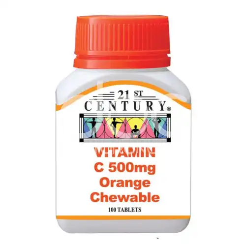 21st Century Vitamin C 500mg - Orange Chewable Tablet 100s