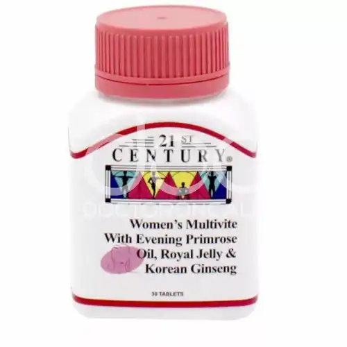 21st Century Women's Multivite with EPO, Royal Jelly & Korean Ginseng Tablet 30s
