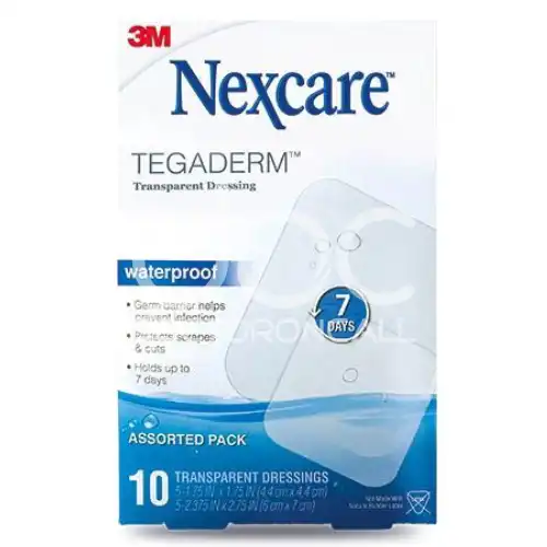 3M Nexcare Tegaderm Waterproof Dressing 10s (box)