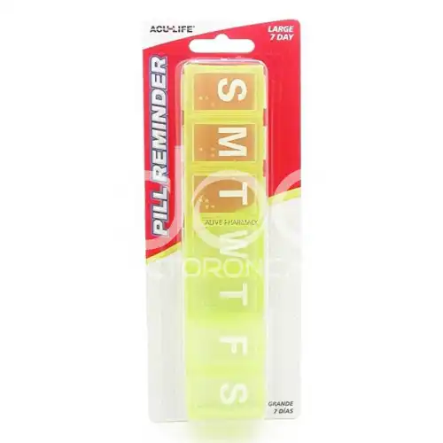 Acu-Life 7 Day Large Pill Reminder 1s