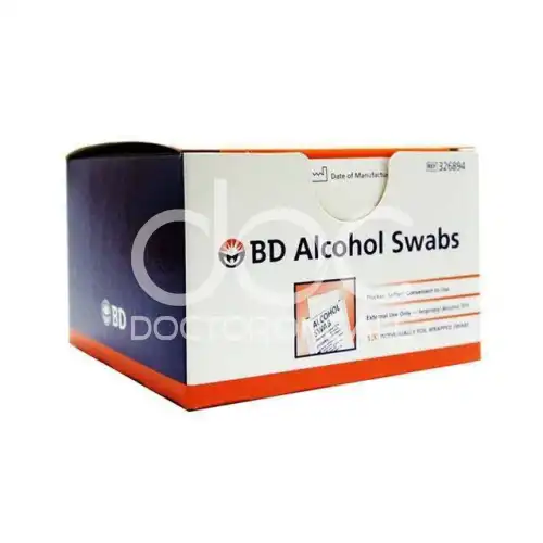 BD Alcohol Swabs 100's