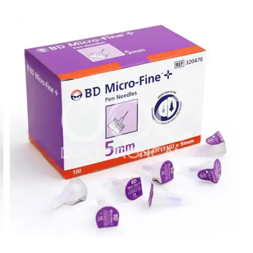 BD Micro Fine Pen Needles 31G x 5mm 100's