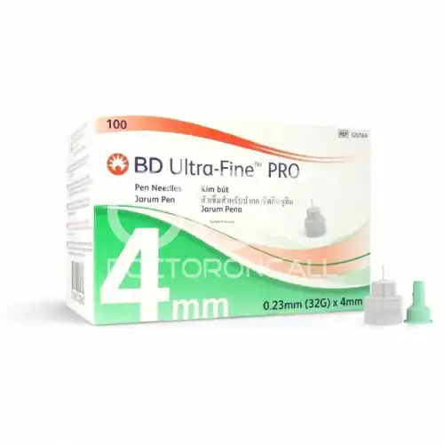 BD Ultra-Fine Pro Pen Needles 0.23mm (32G) x 4mm 100's