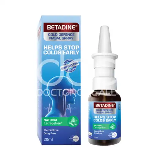 Betadine Cold Defence Nasal Spray 20ml Adult