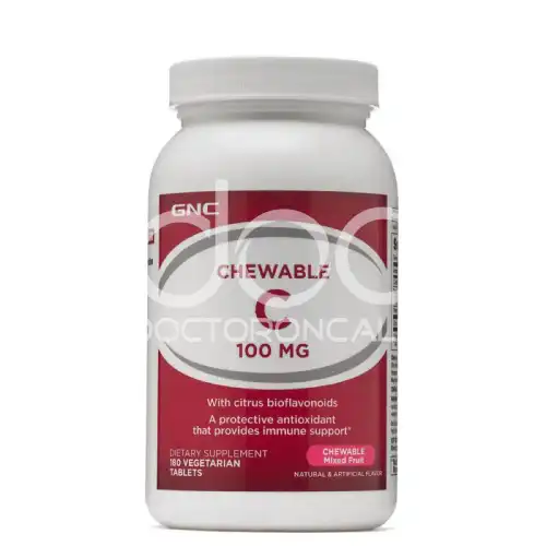 GNC Chewable C 100mg Tablet 180s