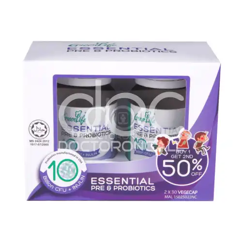 Greenlife Essential Pre & Probiotics Capsule 30s x2