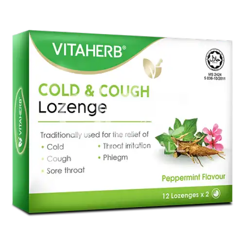 Vitaherb Cold & Cough Lozenges 24s
