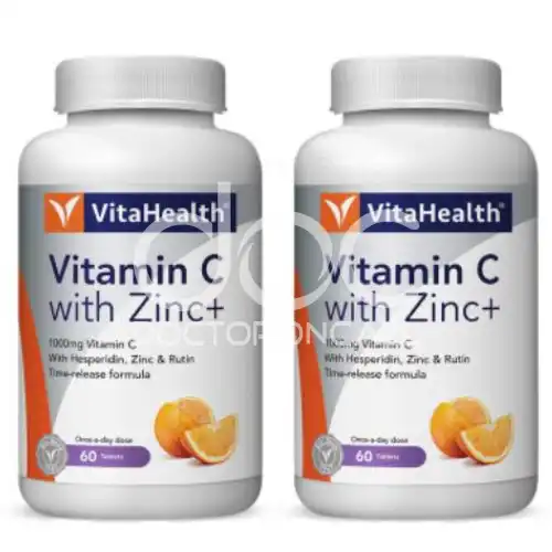 Vitahealth Trn Bioflavonoids C 1000 Plus Zinc Tablet 60s