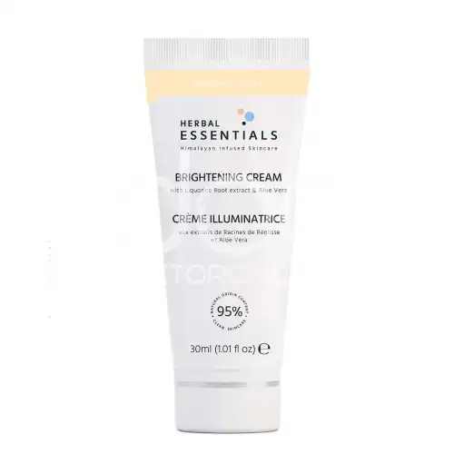Herbal Essentials Brightening Cream with Liquorice Root & Aloe Vera 30ml