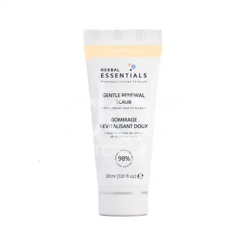 Herbal Essentials Gentle Renewal Scrub with Sunflower Seed Oil and Kaolin 30ml