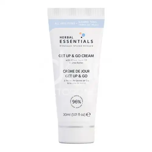 Herbal Essentials Get Up & Go Cream With Wheat Germ Oil & Shea Butter 30ml