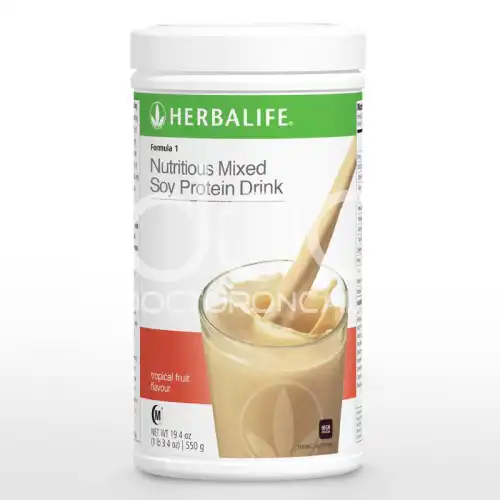 Herbalife Protein Shake Formula 1 Nutritous Mixed Soy Protein 550g Cappucino