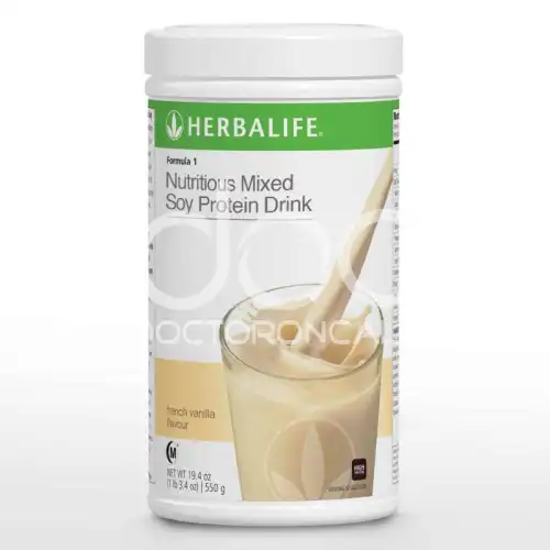 Herbalife Protein Shake Formula 1 Nutritous Mixed Soy Protein 550g Cappucino
