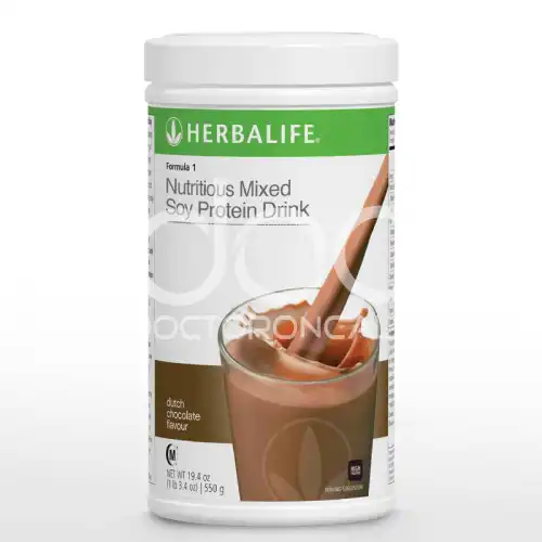 Herbalife Protein Shake Formula 1 Nutritous Mixed Soy Protein 550g Cappucino