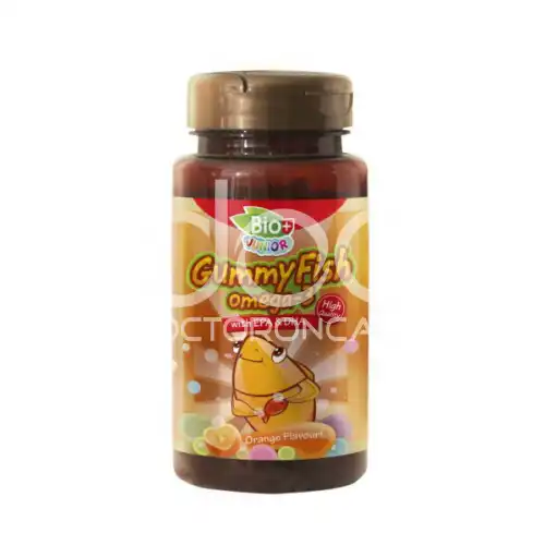 Bio+ Junior Fish Omega-3 Orange Gummies 80s