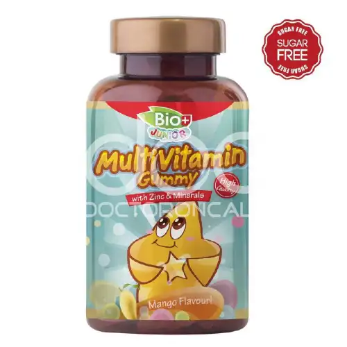 Bio+ Junior Multivitamin with Zinc and Minerals Sugar Free Gummies 80s