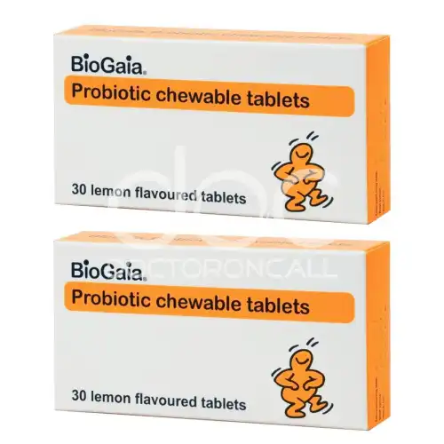 BioGaia Chewable Tablet 30s x2