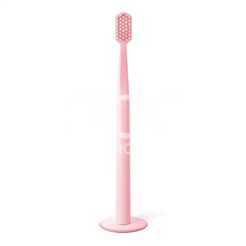 Ukiwi Natural Oral Care Macaron Ultra Wide Toothbrush (Cherry) Pink 1 Unit