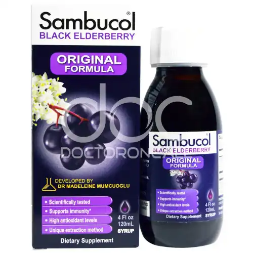 Sambucol Black Elderberry Original Syrup 120ml