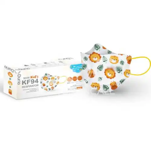 Durio 904 Kids KF94 Respirator 10s/box Dinosaur