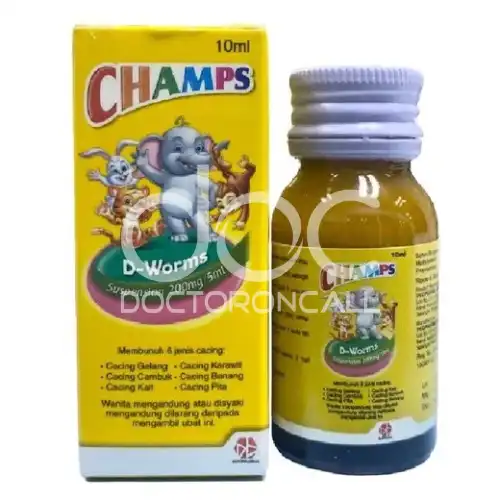 Champs D-Worms 200mg Suspension 10ml