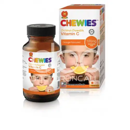 Chewies Children Vitamin C 100mg Chewable Tablet 75s