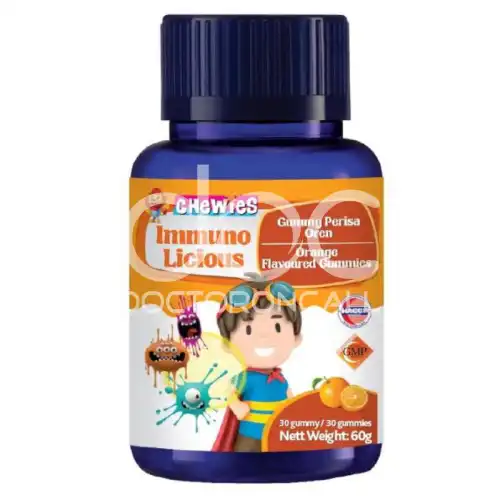 Chewies ImmunoLicious Gummy 30s Orange