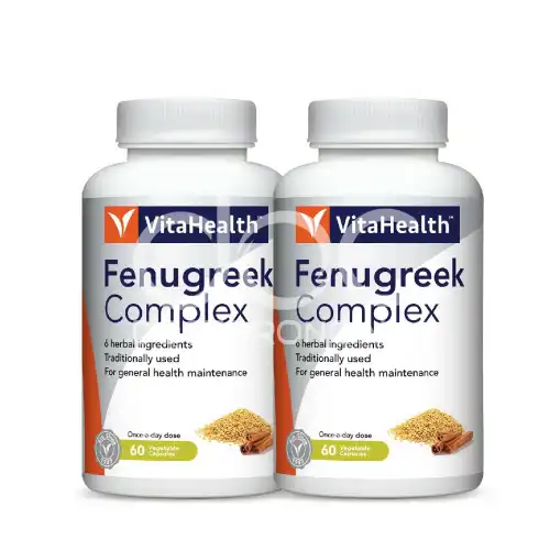 VitaHealth Fenugreek + Cinnamon Complex Capsule 60s x2