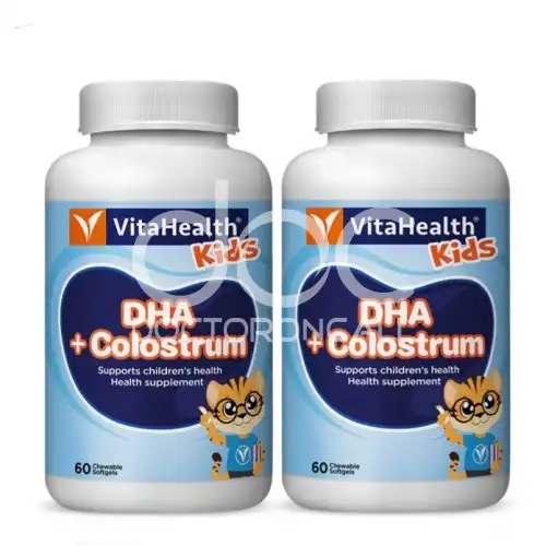 VitaHealth DHA Plus Colostrum Chewable Tablet 60s x2