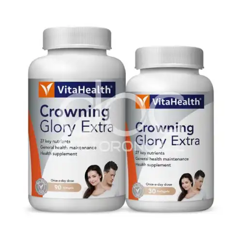 VitaHealth Corwning Glory Extra Softgels 90s + 30s