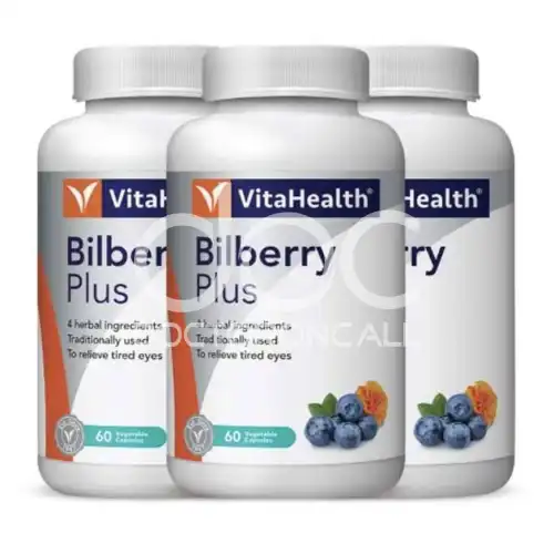 VitaHealth Bilberry Plus Capsule 60s x3