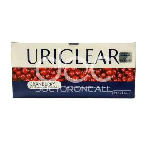 Uriclear Cranberry Effervescent Formula Sachet 28s