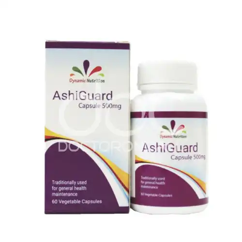 Dynamic Nutrition Ashiguard 500mg Capsule 60s