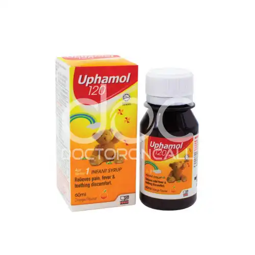 Uphamol 120mg Syrup 60ml