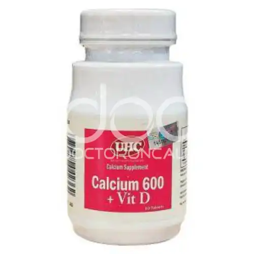 UHC Calcium 600 +Vitamin D Capsule 60s
