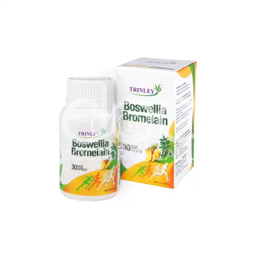 Trinley Boswellia Bromelain Vegecapsule 30s