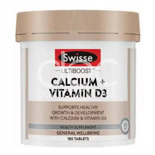 Swisse Ultiboost Calcium + Vitamin D Tablet 180s