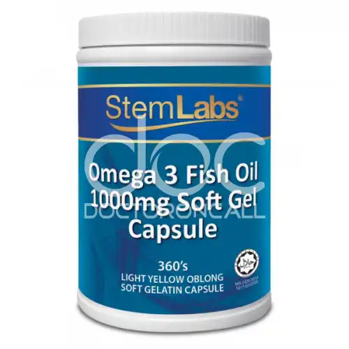 StemLabs Omega 3 Fish Oil 1000mg Capsule 100s