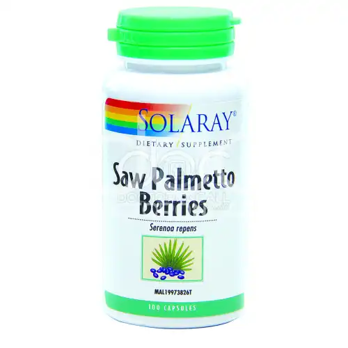 Solaray Saw Palmetto Berries Capsule 100s x2