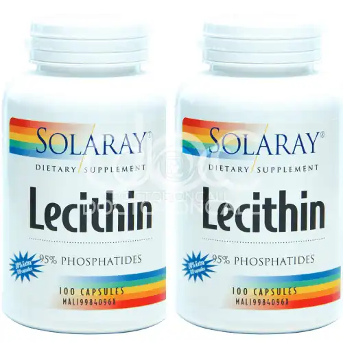 Solaray Lecithin Oil Free Capsule 120s x2