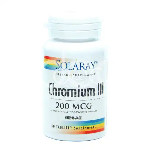 Solaray Chromium III Tablet 50s