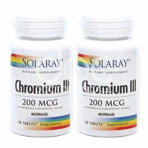 Solaray Chromium III Tablet 50s