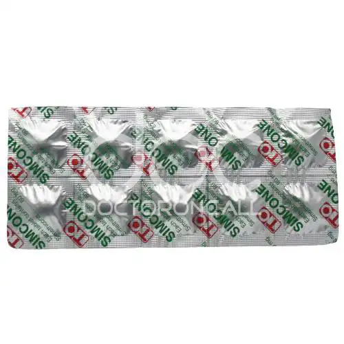 Simcone 80mg Chewable Tablet 10s (Strip)