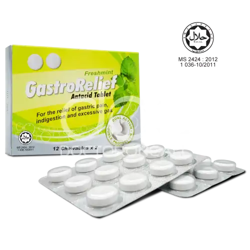 Gastrorelief Antacid Tablet 24s