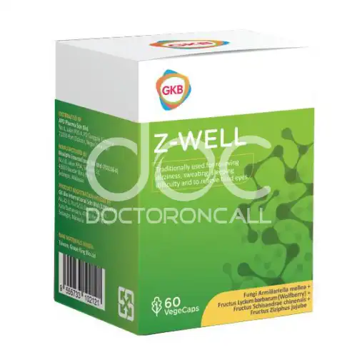 GKB Z-Well 350mg Vegecap 60s