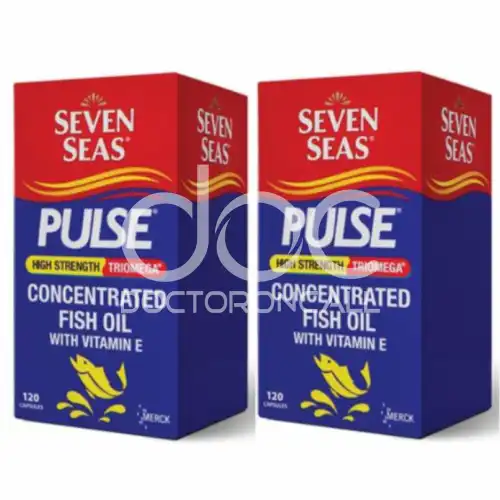 Seven Seas Pulse Triomega Pure Fish Oils 120s x2