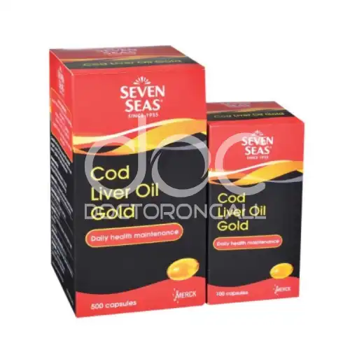 Seven Seas Cod Liver Oil Gold Capsule 500s + 100s