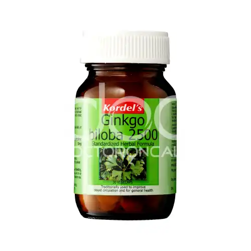 Kordel Ginkgo Biloba 2500mg Capsule 30s