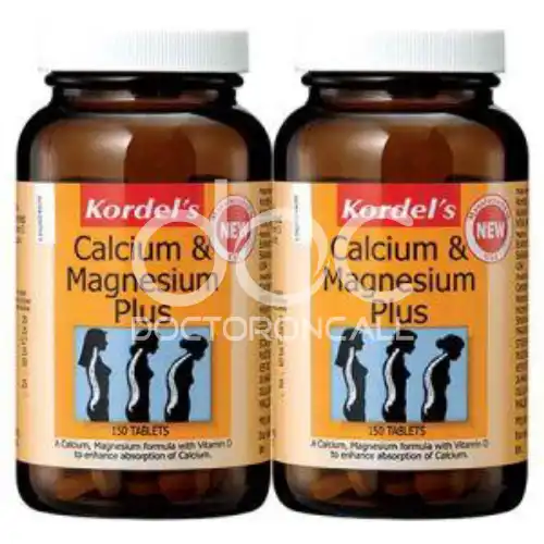 Kordel's Calcium and Magnesium Plus Tablet 150s x 2